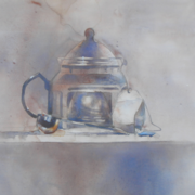 Earl Grey, watercolor on plate bristol