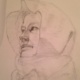 Elise, graphite sketch on paper