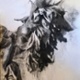 Remember Me When My Colors Fade, charcoal on paper