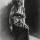 Smoke Break, charcoal on Mylar