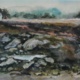 Turbat's Creek, watercolor on cold press paper