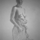 Sarong II graphite sketch on paper