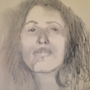 Lauren, pencil on paper