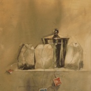 Morning Still Life, watercolor on plate bristol